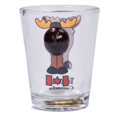 Moose Head and Tail Shot Glass