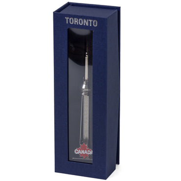CN Tower Replica - Metal, 17 cm