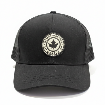 Canada Great White North Trucker Cap - Black front