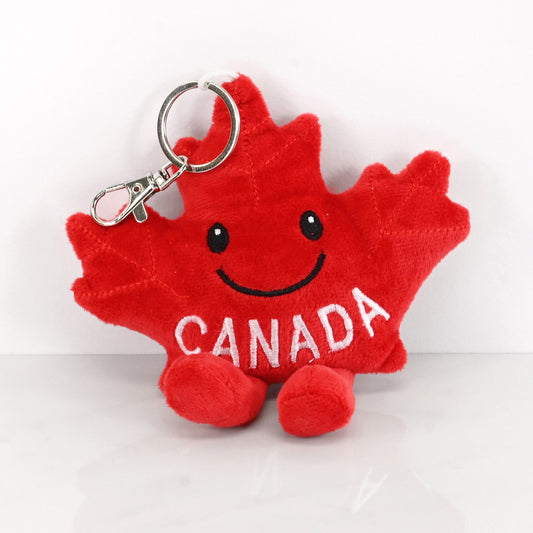 BTS V Canada Maple Leaf Plush Keychain