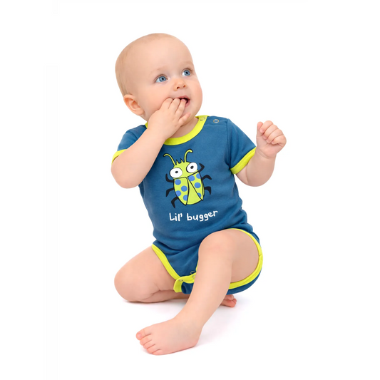 Canada Blue Lil' Bugger Baby Bodysuit
front