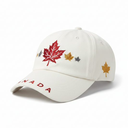 Canada Autumn Maple Leaf Cap Side