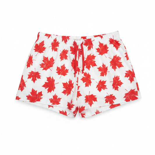 Canada Maple Leaf Women's Sleep Shorts