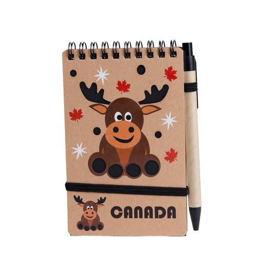 Canada Moose Notepad with Pen