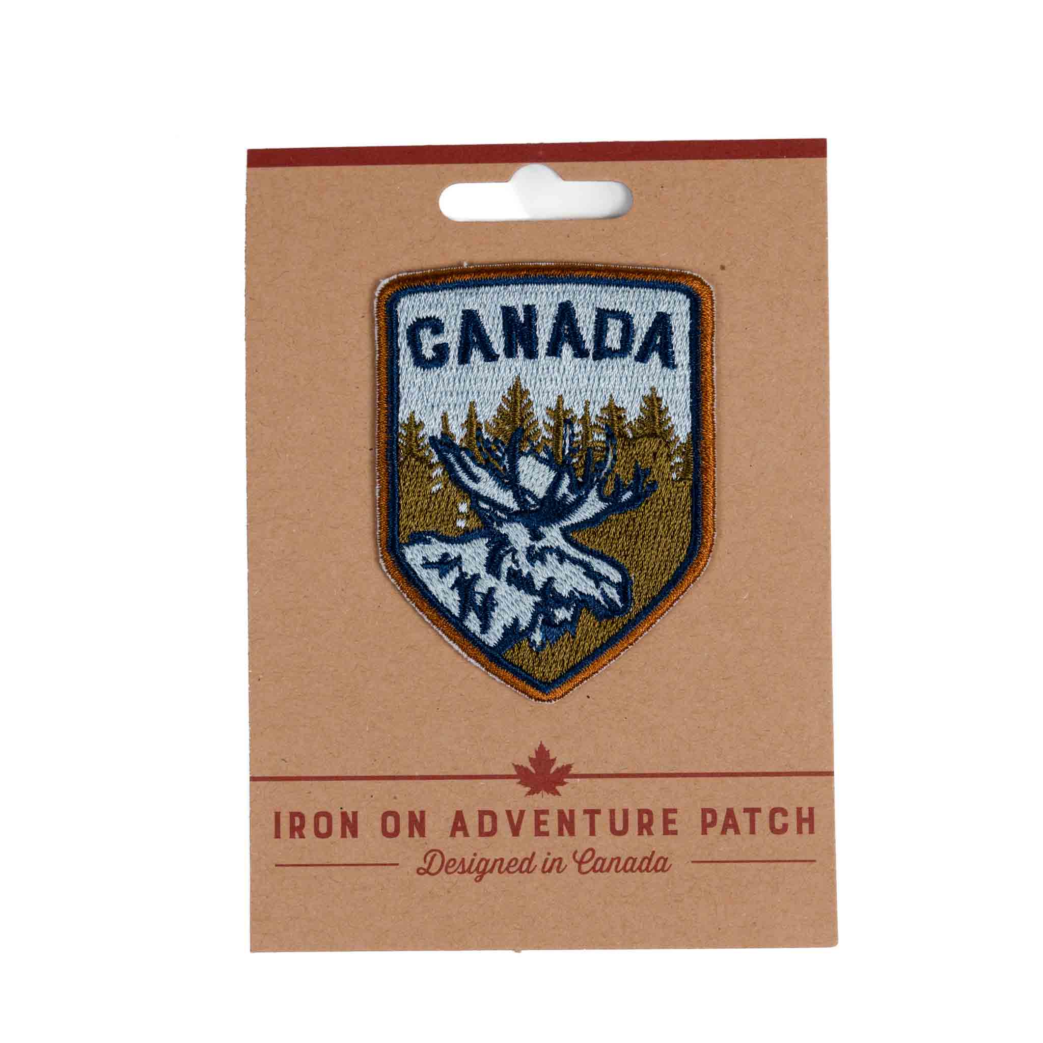 Canada Moose Shield Iron-On Patch