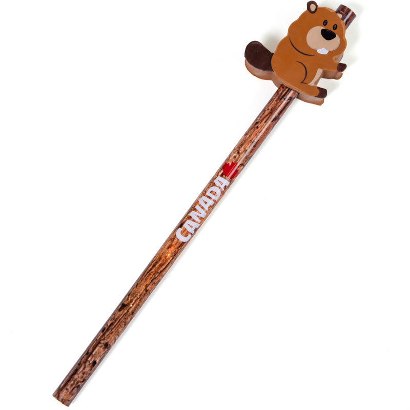 Canada Pencil with Rubber Beaver Topper