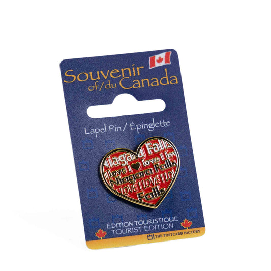 I Love Niagara Falls Lapel Pin
