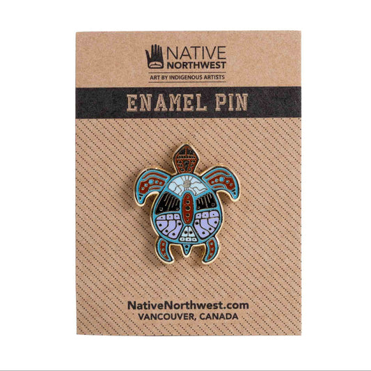 Indigenous Pin - Turtle by Jason Adair