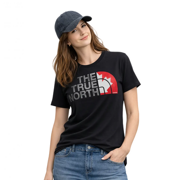 The True North Canada Graphic T-Shirt female - Red