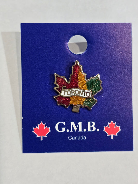 Toronto Autumn Maple leaf Lapel Pin