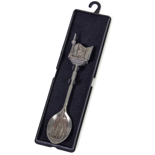 Toronto CN Tower Collectible Spoon - Canada Flag Souvenir