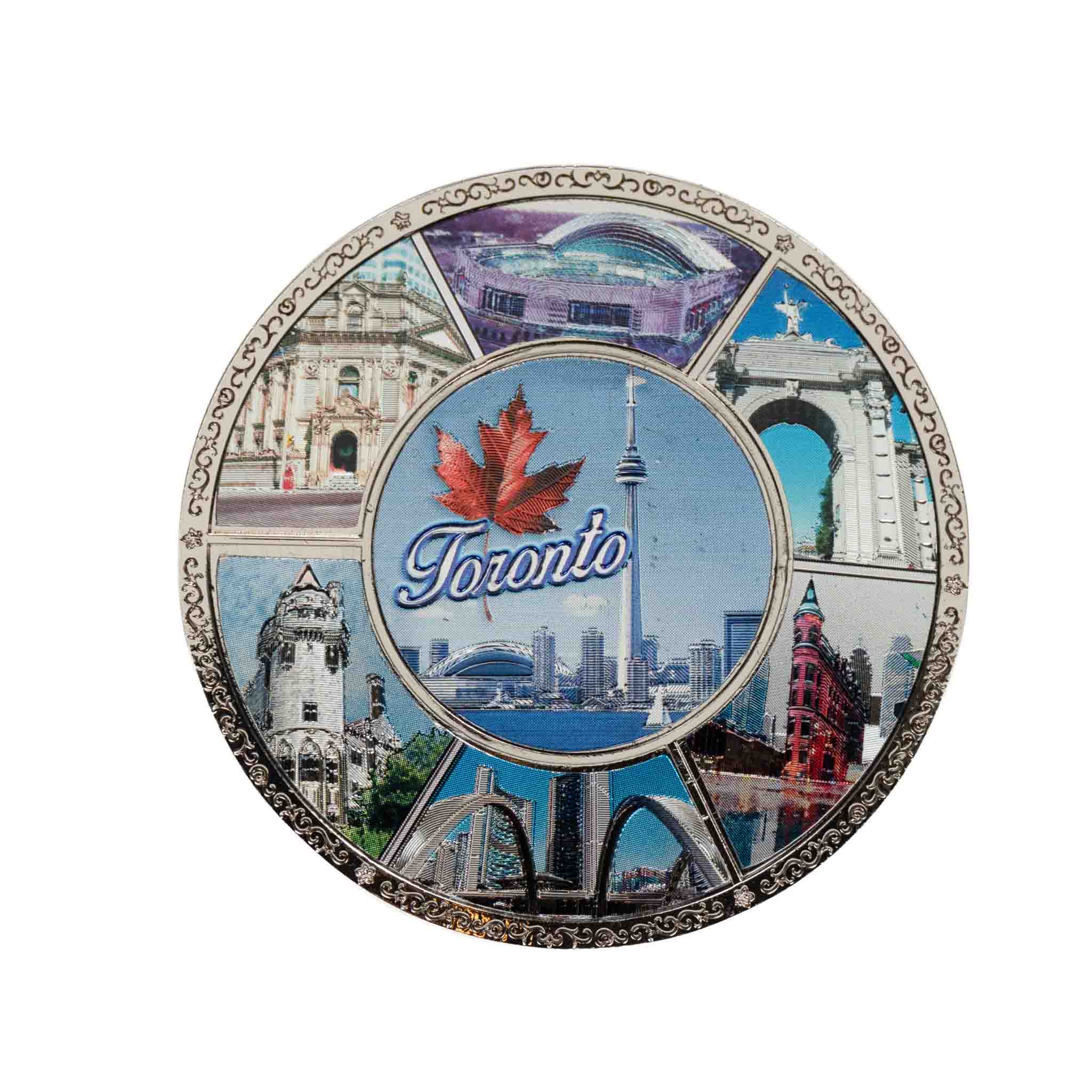 Toronto Landmarks Plate Magnet