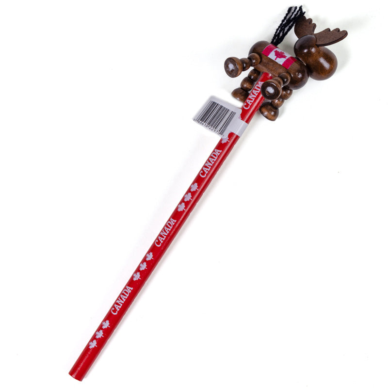 Canada Pencil with Wooden Moose Topper