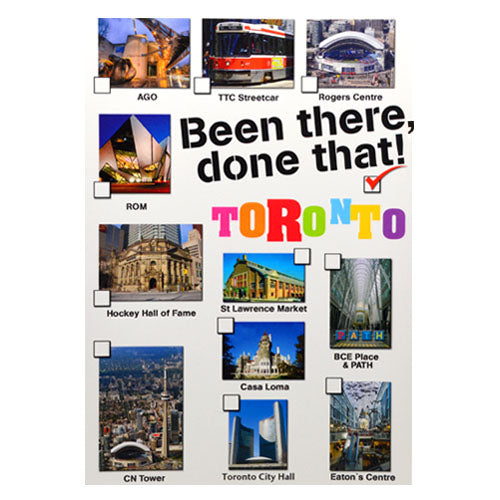 Funny Postcard - Toronto Iconic Landmarks