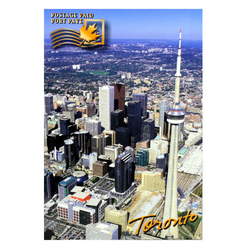 Postage Paid Postcard - The Financial District of Toronto