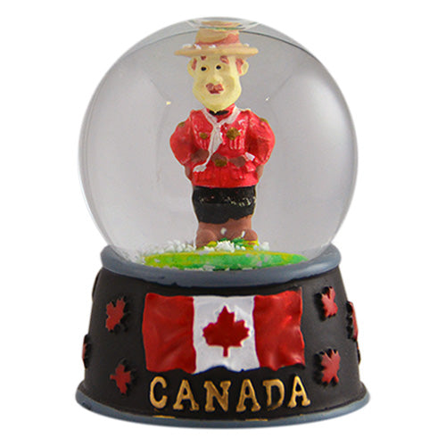 Snow Globe - Royal Canadian Mounted Police - 45mm Polyresin