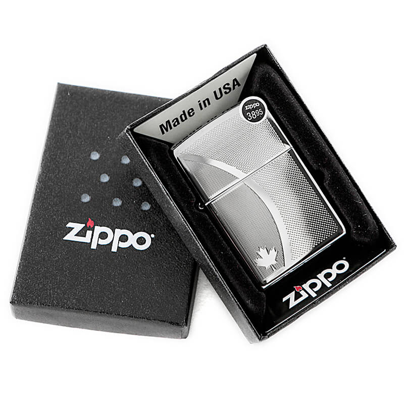 Zippo - Maple Leaf Shadow