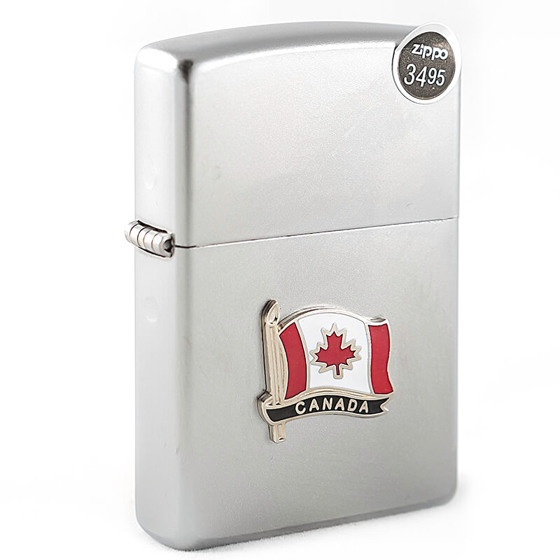 Zippo Canada Color Flag