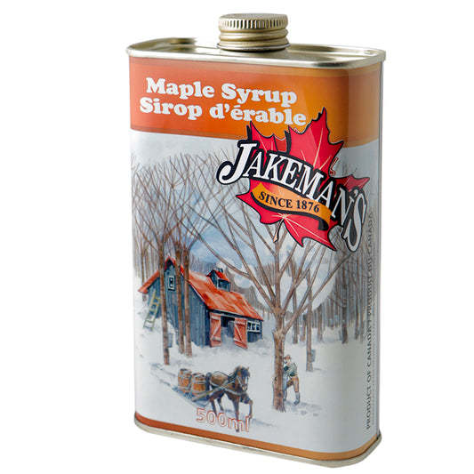 Jakeman's Pure Maple Syrup Canada Grade A Amber - 500ml Tin Can