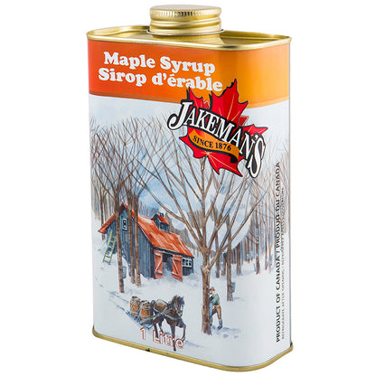 Jakeman's Pure Maple Syrup Canada Grade A Amber - 1L Tin Can