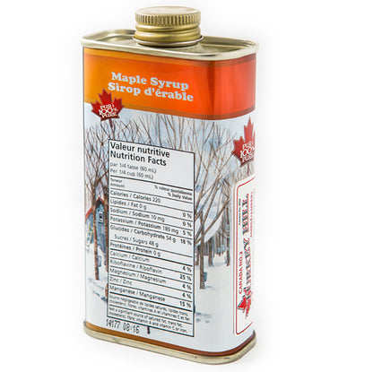 Turkey Hill Pure Maple Syrup - 250ml Canada Grade A Dark Robust Taste in Traditional Tin Can