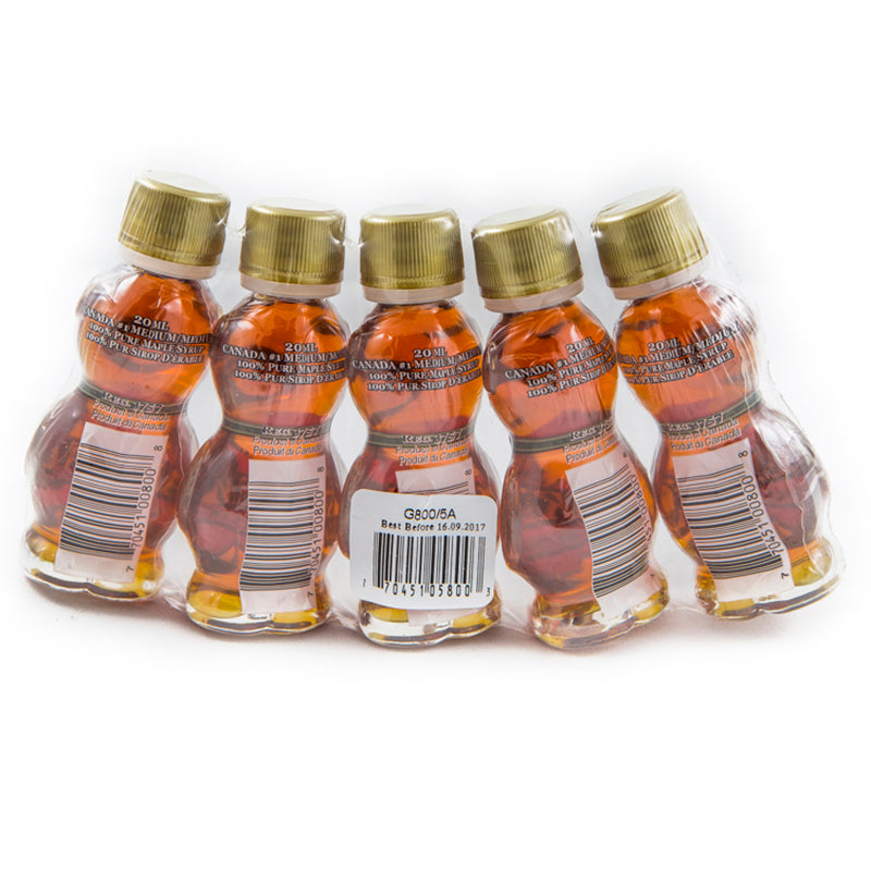 Jakeman‘s Pure Maple Syrup Canada Grade A Amber - 20ml x 5Pk