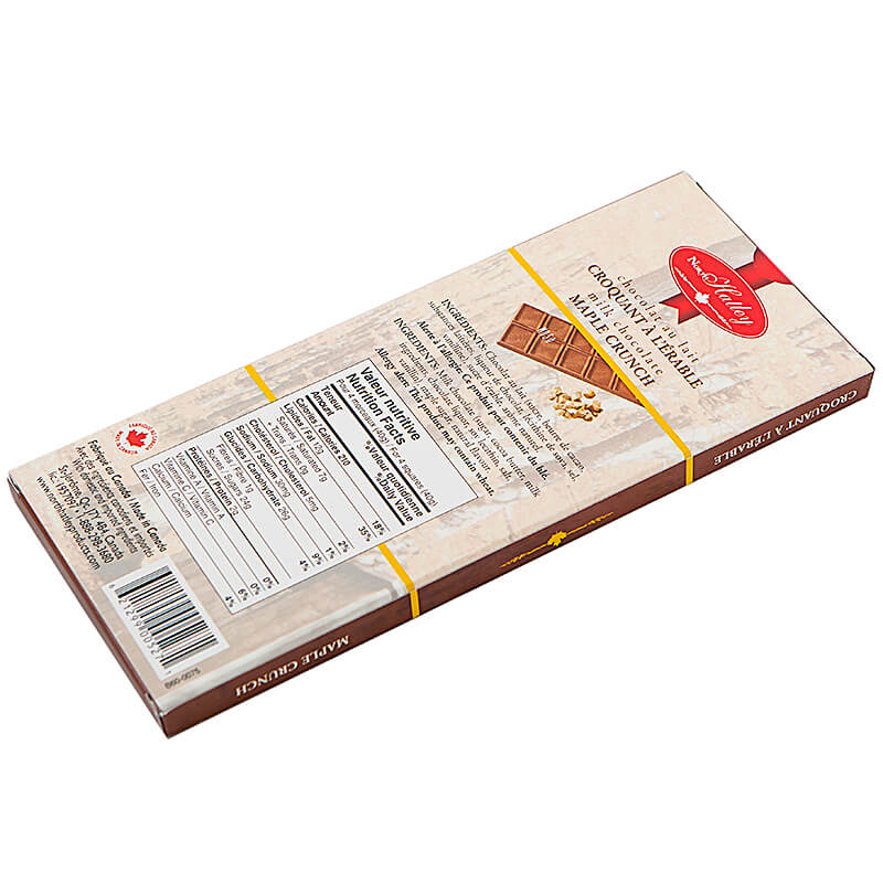 North Hatley Maple Crunch Milk Chocolate - 100g