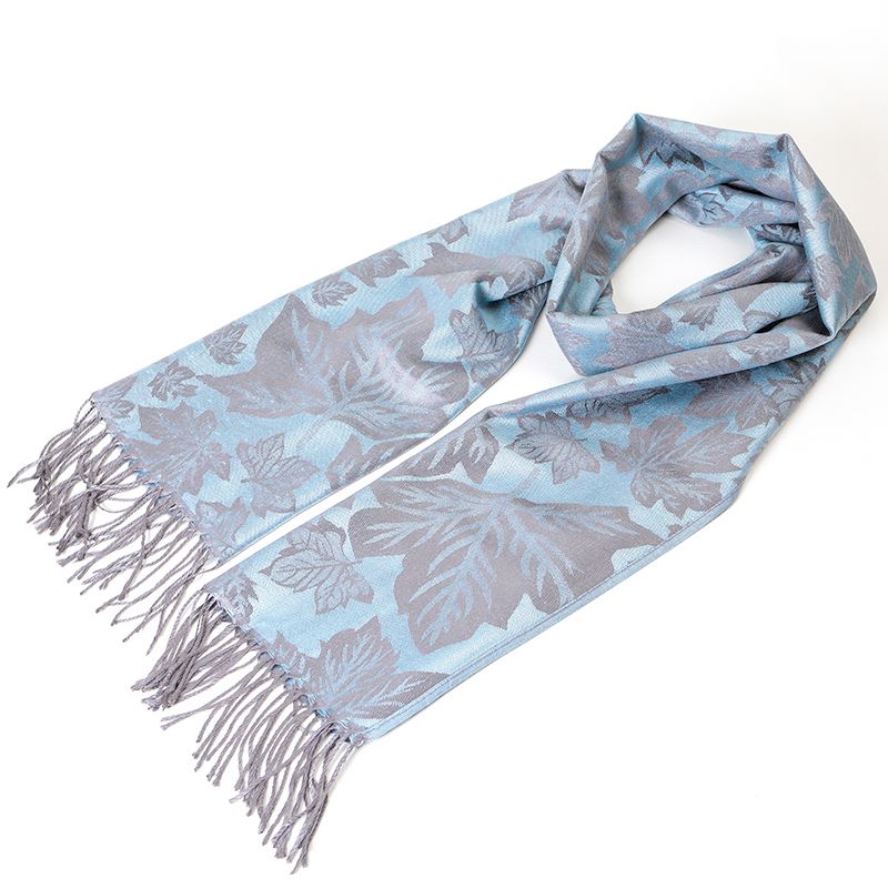 Canada Maple Leaf Scarf - Light Blue