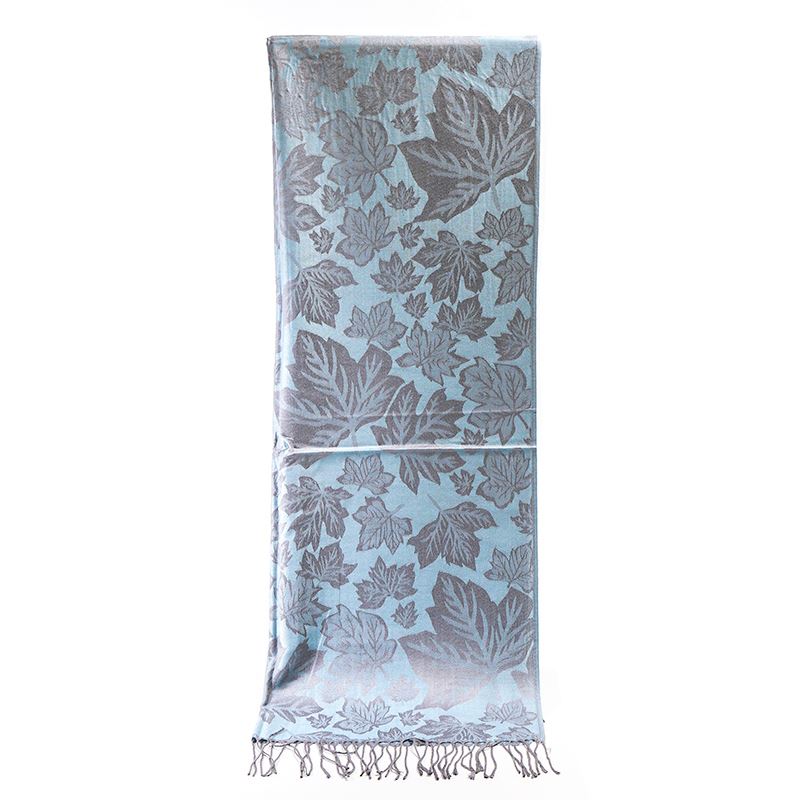 Canada Maple Leaf Scarf - Light Blue