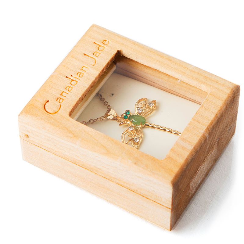 Canadian Jade - Dragonfly Necklace