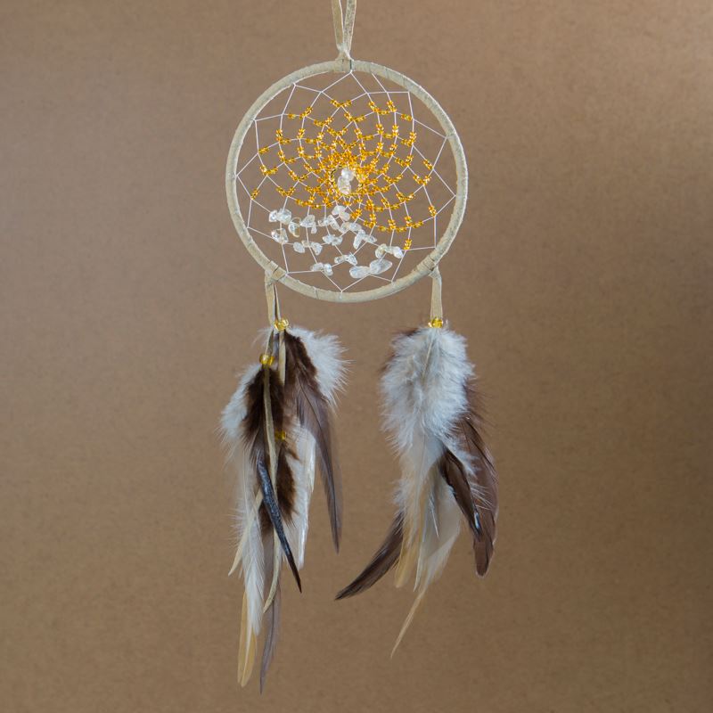 Dream Catcher - Energy Flow - Tan - 4"