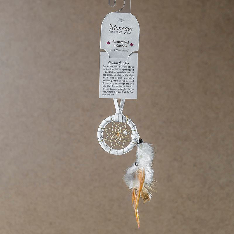 Dream Catcher - Little Spirit - White - 1.5"