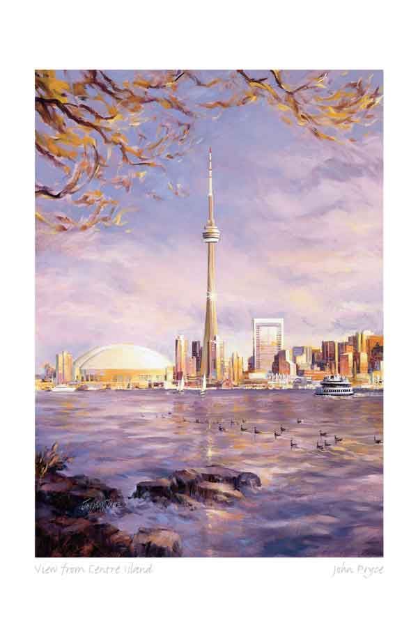 Art Card by John Pryce - View from Centre Island