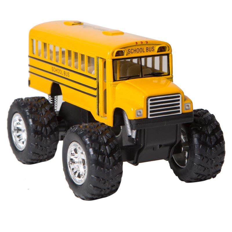 Big Wheels Canadian School Bus Toy Car