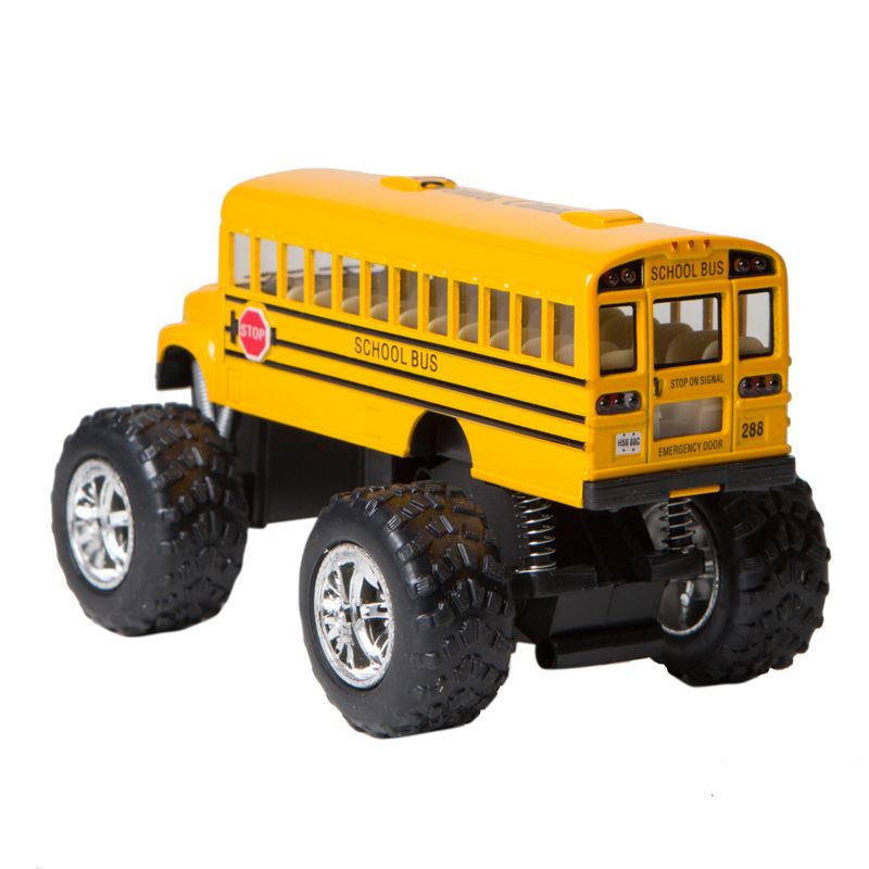 Big Wheels Canadian School Bus Toy Car