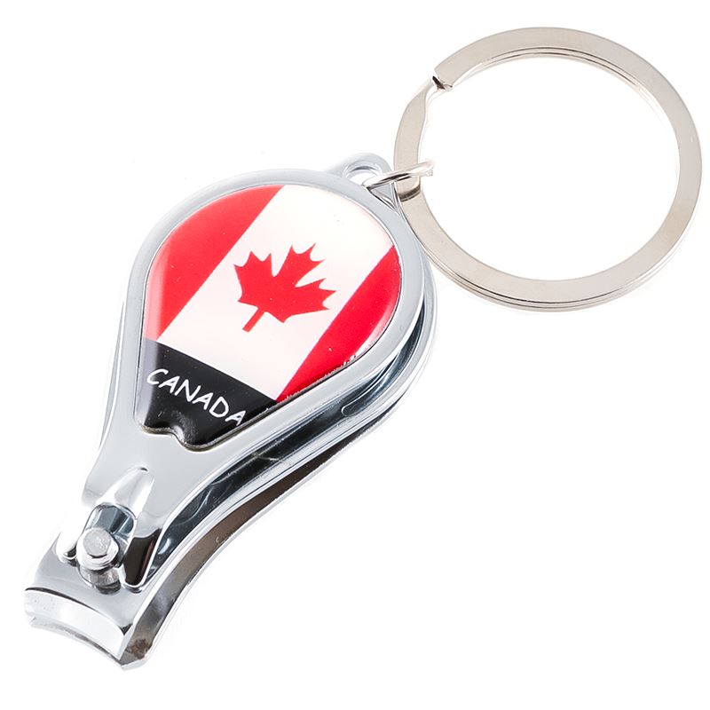 Canada Flag Nail Clipper Keychain