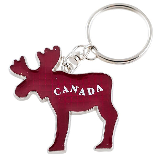 Canada Keychain - The Moose Red