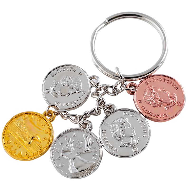 Keychain - Canadian Coins Collection