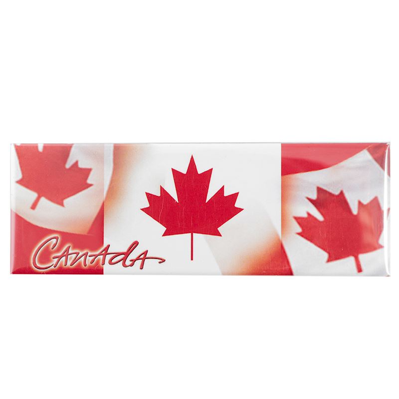 Photo Magnet - Flutter Canadian Flags 2" x 3"