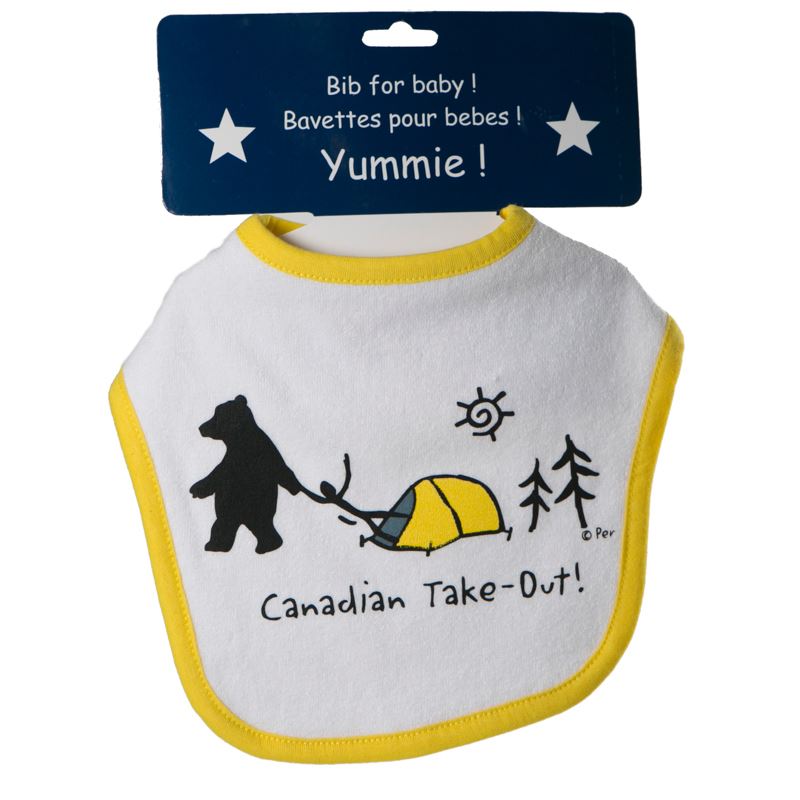 Canadian Take-Out Baby Bib