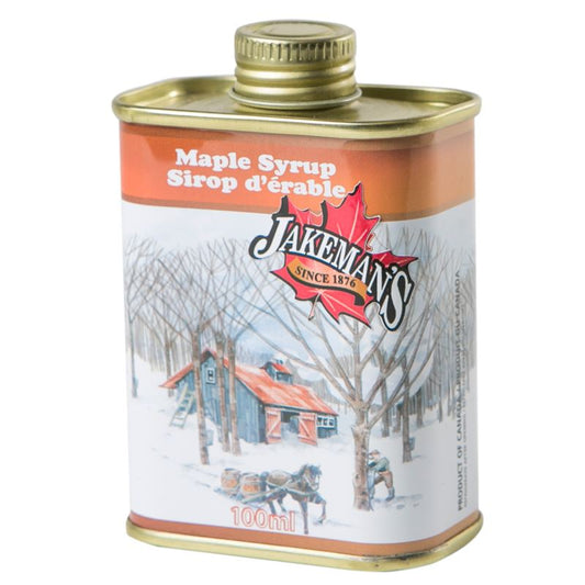 Jakeman's Pure Maple Syrup Canada Grade A Amber - 100ml Tin Can