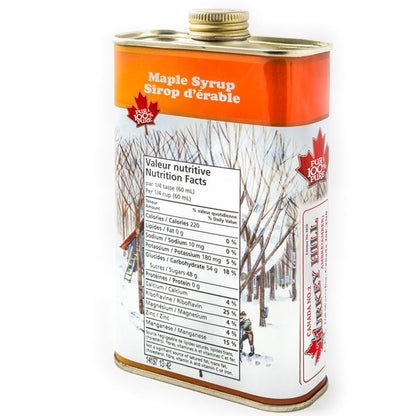 Turkey Hill Pure Maple Syrup - 500ml Canada Grade A Dark Robust Taste in Traditional Tin Can