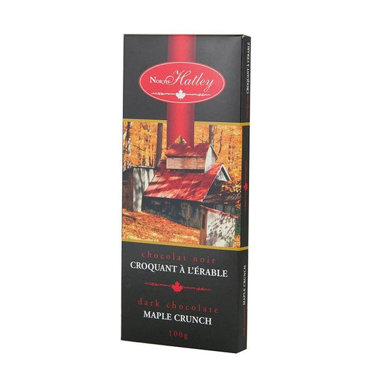 North Hatley Maple Crunch Dark Chocolate - 100g