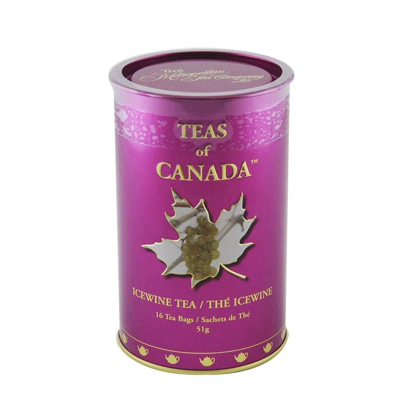 Teas of Canada Icewine Tea in Tin Box 51g - 16 tea bags