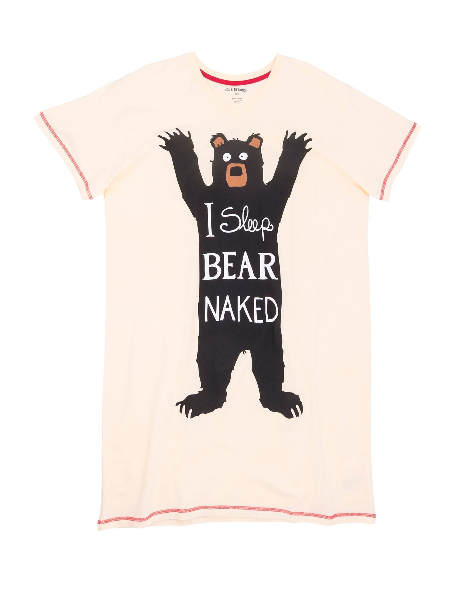 I Sleep Bear Naked Sleepshirt