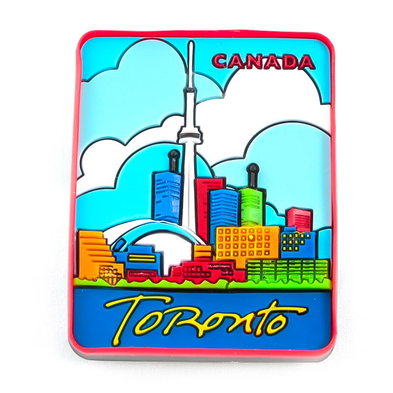 Toronto Skyline Rubber Magnet