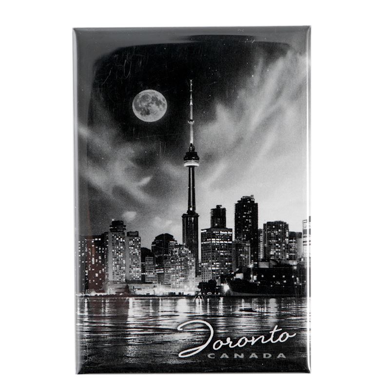 Photo Magnet - Black and White Toronto Skyline 2" x 3"