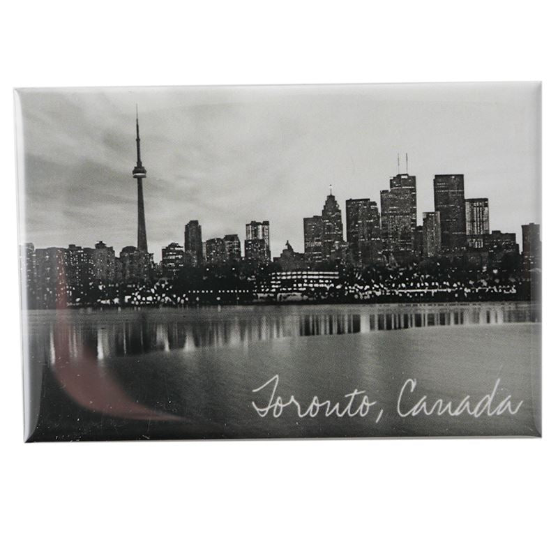 Photo Magnet - Black and White Toronto Skyline 2" x 3"