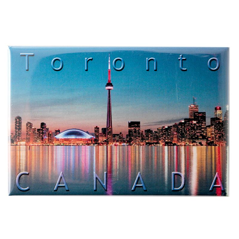 Photo Magnet - Luminescent Toronto Skyline 2" x 3"