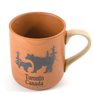 Canadian Bear Facts Mug with Silhouette Bear Design